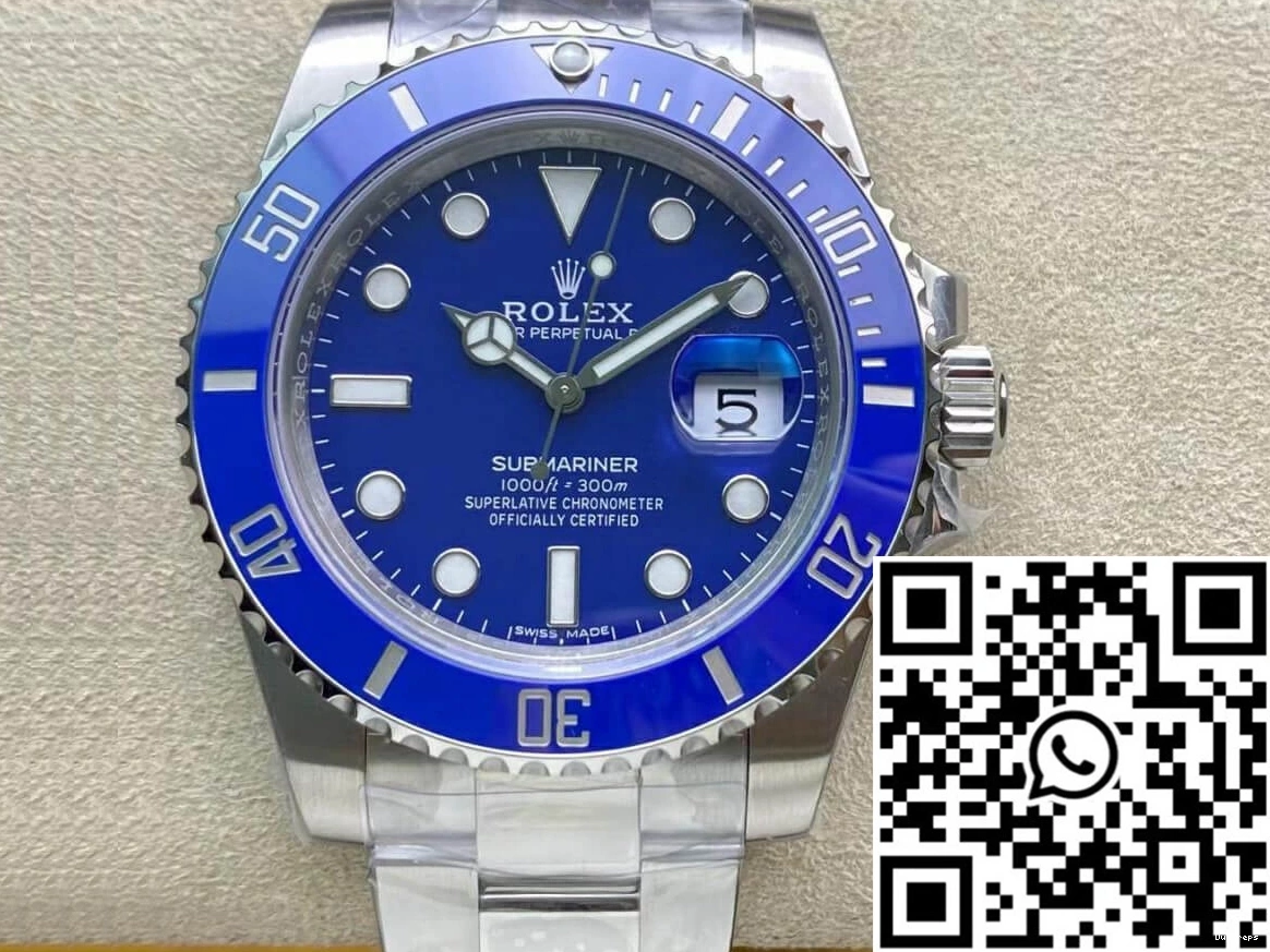 EasyCare Blue 116619LB-97209 Factory Submariner 1237 Dial VS Rolex 0825